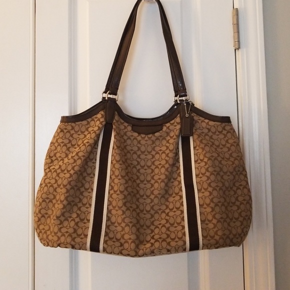 Coach Signature CC Bag, Brown Authentic - Picture 3 of 8